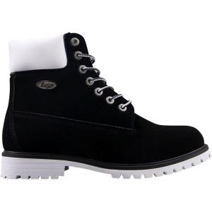 imageLugz mens Convoy Classic 6inch Chukka BootBlackWhite