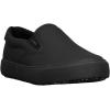 imageLugz Mens Clipper Classic SlipOn SlipResistant Work SneakerBlack Leather