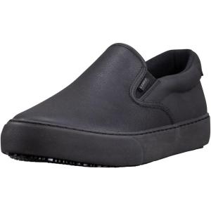 imageLugz Mens Clipper Classic SlipOn SlipResistant Work SneakerBlack