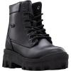 imageLugz Womens Mila Round Toe Lace Up Casual Boots Ankle Low Heel 12quot  BeigeBlack