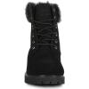 imageLugz Womens Convoy Faux Fur Classic 6inch Chukka BootBlack