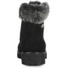imageLugz Womens Convoy Faux Fur Classic 6inch Chukka BootBlack