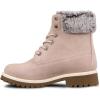 imageLugz Womens Convoy Faux Fur Classic 6inch Chukka BootSoft PinkBoneGum