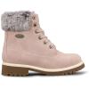 imageLugz Womens Convoy Faux Fur Classic 6inch Chukka BootSoft PinkBoneGum