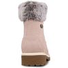 imageLugz Womens Convoy Faux Fur Classic 6inch Chukka BootSoft PinkBoneGum