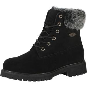 imageLugz Womens Convoy Faux Fur Classic 6inch Chukka BootBlack