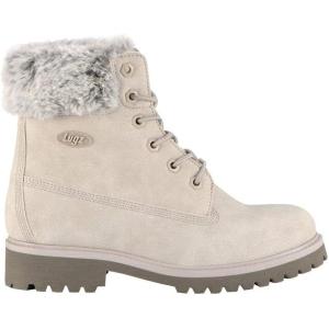 imageLugz Womens Convoy Faux Fur Classic 6inch Chukka BootGlacierDark GlacierGrey