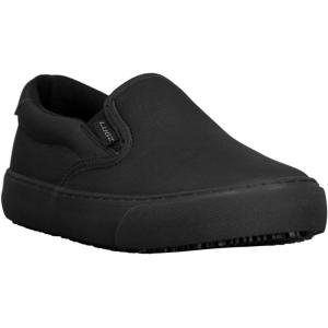 imageLugz Womens Clipper SlipResistant Slipon Work Sneaker Food Service ShoeBlack