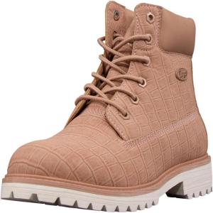 imageLugz Womens Convoy Classic 6inch Chukka BootBlushWhisper White Crocodile