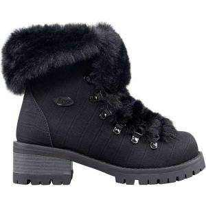 imageLugz Womens Adore Fur Classic Chukka Fashion BootBlackBlack