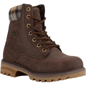 imageLugz Womens Empire Hi Lace Up Casual Boots Ankle Low Heel 12quot  BeigeDark BrownBrownmultiGum