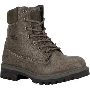 imageLugz Womens Empire Hi Lace Up Casual Boots Ankle Low Heel 12quot  BeigeStoneBlack