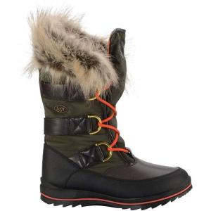 imageLugz Womens Tundra Chukka BootDark BrownOliveOrangeBlack