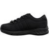 imageLugz Womens Grapple Slip Resistant Sneaker Food Service ShoeBlack Ballistic Nylon