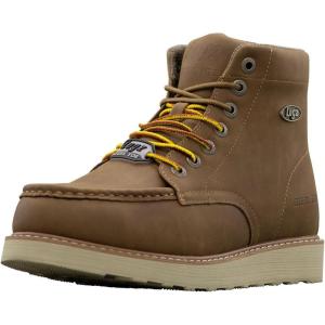 imageLugz Mens Monterey Steel Toe Industrial BootDark CashewCream