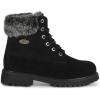 imageLugz Womens Convoy Faux Fur Lace Up Boots FashionBlack