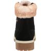 imageLugz Womens Convoy Faux Fur Lace Up Boots FashionBlackCreamGum