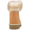 imageLugz Womens Convoy Faux Fur Lace Up Boots FashionGolden WheatCreamGum