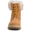 imageLugz Womens Convoy Faux Fur Lace Up Boots FashionGolden WheatCreamGum