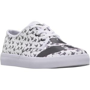 imageLugz Mens Joints Ghost SneakerWhiteBlackGhost Papa