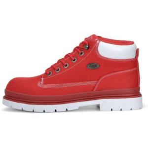 imageLugz Mens DrifterRipstop Fashion BootRedWhite