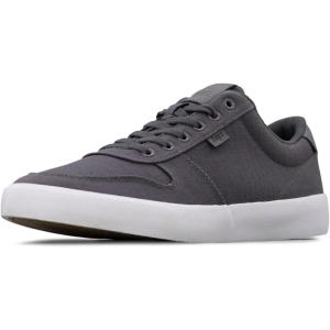 imageLugz Mens Vine Classic Canvas SneakerDark GreyWhite