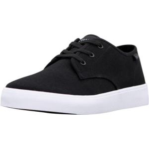 imageLugz Mens Joints Retro Canvas SneakerBlackWhite