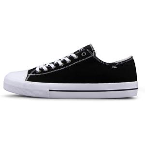 imageLugz Mens Stagger Lo Lace Up SneakersSneakerBlackWhite