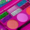 imagePlay22 Real Washable Kids Makeup Palette For Girl  My First Princess Make Up Set Include 4 Blushes 8 Eyeshadows 6 Lip Glosses 8 Glitter Glaze Mirror Brushes Eyeshadow Wand  Best Gift