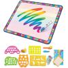 imagePlay22 Large Magic Water Doodle Mat 22 PCS 39X30  STEM Educational Learning ABC Letters Kids Drawing Board  Extra Large Water Drawing Doodling Mat Mess Free  Gifts for Kids Toddlers Boys and Girls