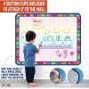 imagePlay22 Large Magic Water Doodle Mat 22 PCS 39X30  STEM Educational Learning ABC Letters Kids Drawing Board  Extra Large Water Drawing Doodling Mat Mess Free  Gifts for Kids Toddlers Boys and Girls