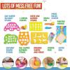 imagePlay22 Large Magic Water Doodle Mat 22 PCS 39X30  STEM Educational Learning ABC Letters Kids Drawing Board  Extra Large Water Drawing Doodling Mat Mess Free  Gifts for Kids Toddlers Boys and Girls