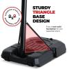 imagePortable Basketball Hoop 10 ft Adjustable  44in Shatterproof Backboard  Basketball Goal System 810 ft Adjustable Basketball Hoop for KidsAdults Indoor Outdoor Weatherproof Fillable Base