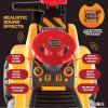 imagePlay22 Toy Tractors for Kids Ride On Excavator  Music Sounds Digger Scooter Bulldozer Includes Helmet with Rocks  Pretend Play  Toddler Construction Truck