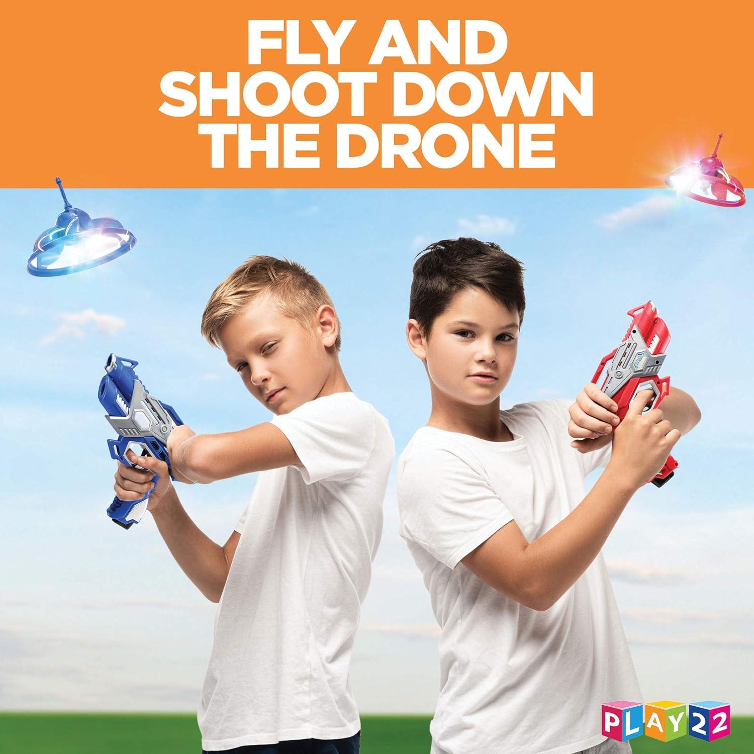 imageLaser Tag Guns Set with Vest and Drone  Infrared Laser Tag Guns Set 4 Guns 4 Vests and 4 Drones  Lazer Tag Gun Game for Indoor Outdoor  Best Gift Boys Girls  Play22