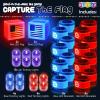 imagePlay22 American Capture The Flag Glow in The Dark Game  Capture The Flag Game Up to 14 Players  Capture The Flag Set Includes 14 Bands 16 Team Lights 2 Flags  Great Outdoor Gift  Original