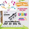 imagePlay22 Floor Piano Mat for Toddlers 71quot  24 Keys Piano Play Mat  Keyboard Playmat has Record Playback Demo Play Adjustable Vol  Best Piano Gift for Boys ampamp Girls