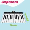 imagePlay22 Floor Piano Mat for Toddlers 71quot  24 Keys Piano Play Mat  Keyboard Playmat has Record Playback Demo Play Adjustable Vol  Best Piano Gift for Boys ampamp Girls