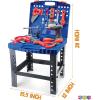imagePlay22 Kids Tool Set Bench 76 Pc  Toddler Tool Bench Set with Electronic Play Drill  Stem Educational Toy Pretend Play Construction Work Shop  Preschool Toy Gift for Kids Children Boys and Girls