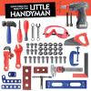 imagePlay22 Kids Tool Set Bench 76 Pc  Toddler Tool Bench Set with Electronic Play Drill  Stem Educational Toy Pretend Play Construction Work Shop  Preschool Toy Gift for Kids Children Boys and Girls