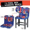 imagePlay22 Kids Tool Set Bench 76 Pc  Toddler Tool Bench Set with Electronic Play Drill  Stem Educational Toy Pretend Play Construction Work Shop  Preschool Toy Gift for Kids Children Boys and Girls