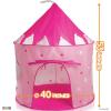 imagePlay22 Play Tent Princess Castle Pink  Features Glow in The Dark Stars  Portable  Kids Pop Up Tent Foldable Into A Carrying Bag  Indoor and Outdoor Use  OriginalPink