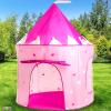 imagePlay22 Play Tent Princess Castle Pink  Features Glow in The Dark Stars  Portable  Kids Pop Up Tent Foldable Into A Carrying Bag  Indoor and Outdoor Use  OriginalPink