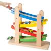 imagePlay22 Wooden Car Ramps Race  4 Level Toy Car Ramp Race Track Includes 4 Wooden Toy Cars  My First Baby Toys  Toddler Race Car Ramp Toy Set is A Great Gift for Boys and Girls  Original by Play22