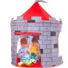 imagePlay22 Play Tent Princess Castle Pink  Features Glow in The Dark Stars  Portable  Kids Pop Up Tent Foldable Into A Carrying Bag  Indoor and Outdoor Use  OriginalGray  Red