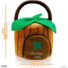 imagePlay22 6Piece Plush Talking Jungle Animals Set with Carrier for Kids Babies ampamp Toddlers  Elephant Tiger Lion Zebra Monkey