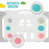 imagePlay22 Foldable Baby Playpen 14 Panel  Kids Safety Activity Play Center  Safety Play Yard Play Pens for Babies  Safety Gates for Indoor and Outdoor Play  Adjustable Shape