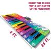 imagePlay22 6 ft Floor Piano Mat for Toddlers  Giant Piano Playmat 24 Keys 8 Musical Instruments Adjustable Vol Built in Songs Record ampamp Playback  Best Musical Toy Gift for Boys ampamp Girls Ages 310