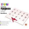 imagePlay22 Magnetic Drawing Board  STEM Educational Learning Numbers Kids Letter Board  Writing Board for Kids Erasable  Magnetic Doodle Board  Best Gift for Kids Numbers