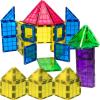 imageMagnetic Tiles Building Blocks  113pcs Advanced Set  STEM Toys for 3 Year Old Boys and Girls Strongest Magnets  Includes 13 Piece Insert Alphabet Cards  Learning by Playing